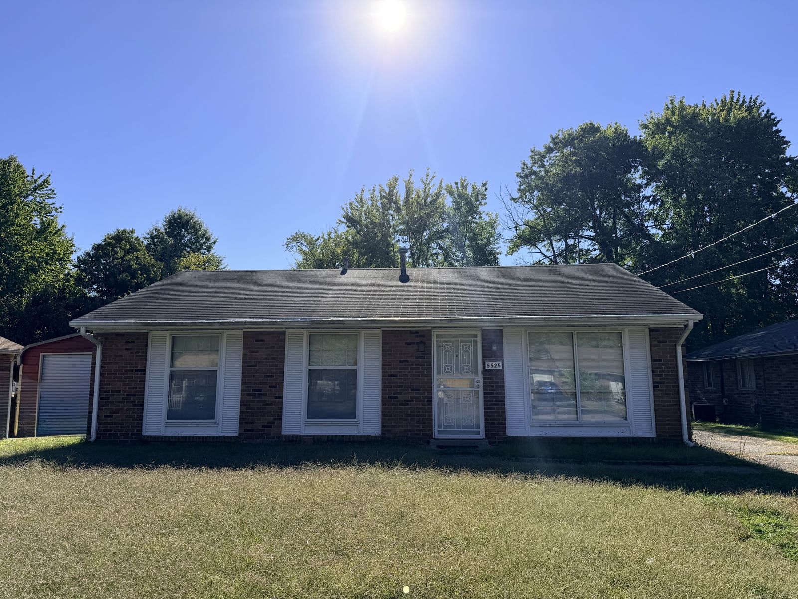 Front of the house